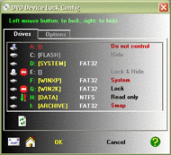 DVD Device Lock screenshot